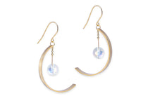 Load image into Gallery viewer, clear quartz earrings