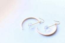 Load image into Gallery viewer, clear quartz earrings