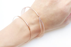 rose gold mesh bracelet