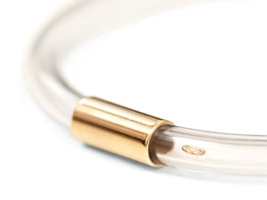 clear tube bracelet