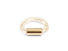 Load image into Gallery viewer, gold tube ring