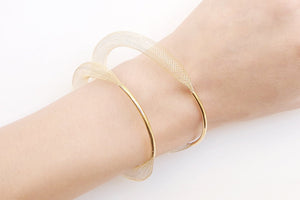 gold mesh bracelet