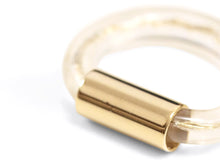 Load image into Gallery viewer, gold tube ring